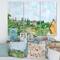 Designart - White House With Red Roof In The Countryside - Traditional Canvas Wall Art Print